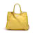 Prada Leather Tote Bag Yellow Cloth  ref.806092