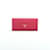 Prada Vitello Daino Long Wallet Pink Leather  ref.806100