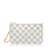Louis Vuitton Damier Azur Neverfull Pochette White Cloth  ref.806274