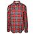 Elizabeth And James Camicia Rossa a Quadri con Abbellimenti