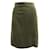 Kenzo Khaki Skirt with Brass Studs Green Cotton  ref.806551