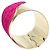 Etro Bracciale in velluto fucsia e oro metallizzato - vista 5