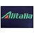Alberta Ferretti Alitalia Wollpullover marineblau - Ansicht 3