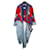 Alanui Coats, Outerwear Red Blue Cashmere  ref.806624