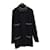 Chanel 2014 Manteau en laine militaire à bordure noire Resort Summer Runway  ref.806787
