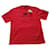 camiseta balenciaga roja Algodón  ref.806977