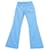 jean léger Levi's 525 t 38 Coton Elasthane Bleu clair  ref.807047