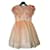 Zimmermann Robes Soie Rose Blanc Orange Jaune  ref.807053