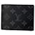 Louis Vuitton Portefeuille Slender Black Cloth  ref.807542