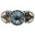 Autre Marque Ivory Enamel and Blue Topaz Ring  ref.807697