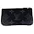 Louis Vuitton Pochette Clés Toile Noir Gris  ref.807714
