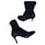 Chanel Ankle Boots Blue Suede  ref.807915