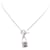 Hermès HERMES PADLOCK KELLY H NECKLACE104140B IN STERLING SILVER NECKLACE SOLDOUT Silvery  ref.808078
