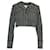 Michael Kors Black pant suit set, metal embellishment on white flower pattern, long sleeves & pants Polyester  ref.808142