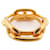 Hermès HERMES REGATE ANCHOR CHAIN SCARF RING H601004S GOLD SCARF RING Golden Metal  ref.808240