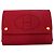 Evelyne Hermès Evelyn Carte da gioco in feltro e marsupio rosso