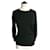 UNIFORME CHANEL Jersey de lana negro muy buen estado TS  ref.808810
