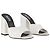Holly Anja Mules - Paris Texas - Branco - Couro - vista 2