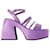 Autre Marque Bulla Chibi Sandals - Nodaleto - Purple - Leather  ref.809068