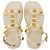Sandali Roman Stud - Valentino Garavani - Avorio - Pelle - vista 4