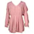 Autre Marque Pink Romper with Long Frill Sleeves Polyester  ref.809292