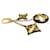 Louis Vuitton Ciondolo per borsa Insolence in Ecaille D'oro Metallico  ref.809306