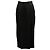 Adam Lippes 100% Lamb Leather skirt with Front Pleat Black