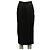 Adam Lippes 100% Lamb Leather skirt with Front Pleat Black - view 2