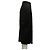 Adam Lippes 100% Lamb Leather skirt with Front Pleat Black - view 4