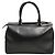 Emilio Pucci Schwarz mit gestreifter Bowler-Tasche in Pink und Creme - Ansicht 3