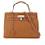 Hermès hermes kelly Brown Leather  ref.809930