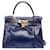 Hermès Kelly Navy blue Leather  ref.810040