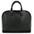 Louis Vuitton ALMA Black Silver hardware Leather  ref.811080