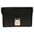 Louis Vuitton Pochette Sellier Dragonne Cuir Noir Bijouterie argentée  ref.811415