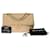 Chanel Timeless Medium Limited Edition Tasche mit einer Klappe in Gold und Beige Tweed Golden  ref.815574