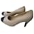 CHANEL New two-tone pumps T39C Beige Leather  ref.815695