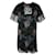 Kenzo T-Shirt-Kleid aus Mesh Schwarz Baumwolle  ref.815765