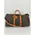 Brown Coated Canvas Louis Vuitton Keepall Bandouliere 60 Cloth  ref.816001