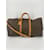 Bandouliere Louis Vuitton Keepall in tela rivestita marrone 60  ref.816002