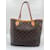 Toile Enduite Monogram Louis Vuitton Neverfull Marron  ref.816171