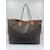 Monogram Coated Canvas Louis Vuitton Neverfull Large Brown Cloth  ref.816172