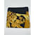 Hermès Black And Gold Silk Hermes Scarf  ref.816346