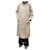 Capa de chuva vintage Burberry com forro de lã removível 42 Bege Algodão  ref.816770