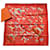 Hermès Tell me about the Harrod's Horse Coral Silk  ref.816779