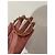 Autre Marque Goldfarbenes Armband mit Kristallen und grünen und roten Steinen Golden - Ansicht 4