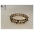 Autre Marque Goldfarbenes Armband mit Kristallen und grünen und roten Steinen Golden - Ansicht 9