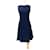 Louis Vuitton Kleider Marineblau Polyester  ref.816855