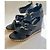 Sandali Chanel in pelle nera Nero - vista 4