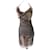 Dior Dresses Black Beige Viscose  ref.817015