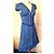 MARC JACOBS BRANDEBOURGS FRÜHLINGSKLEID KLEID RÜSCHEN TÜLL T UK 6 oder 36/38 Blau - Ansicht 8